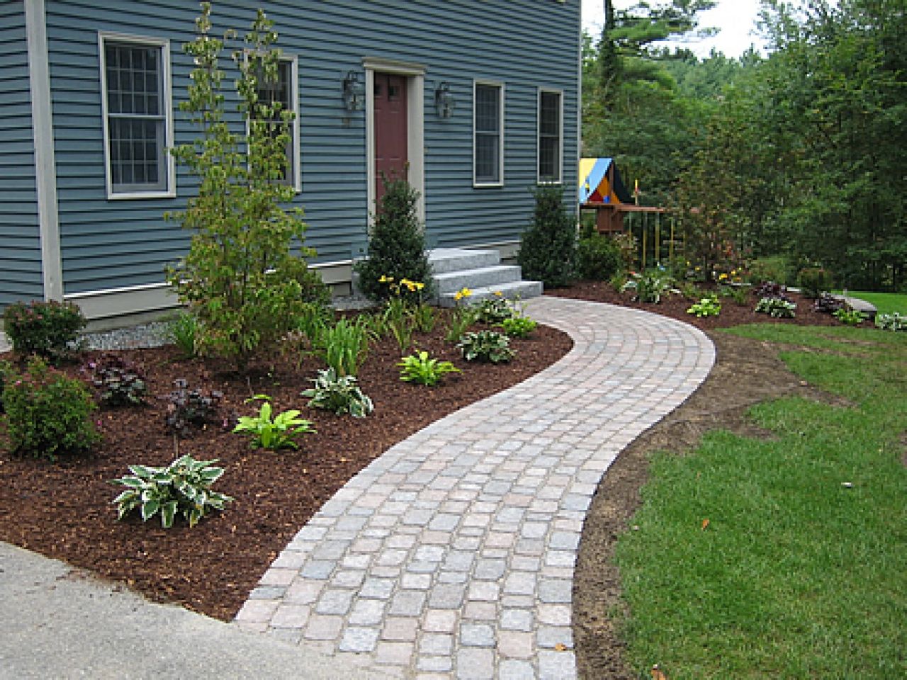 Paving walkway walkways stone hacer paver landscape stimmung mulch exterior Paving walkway walkways stone hacer paver landscape stimmung mulch exterior