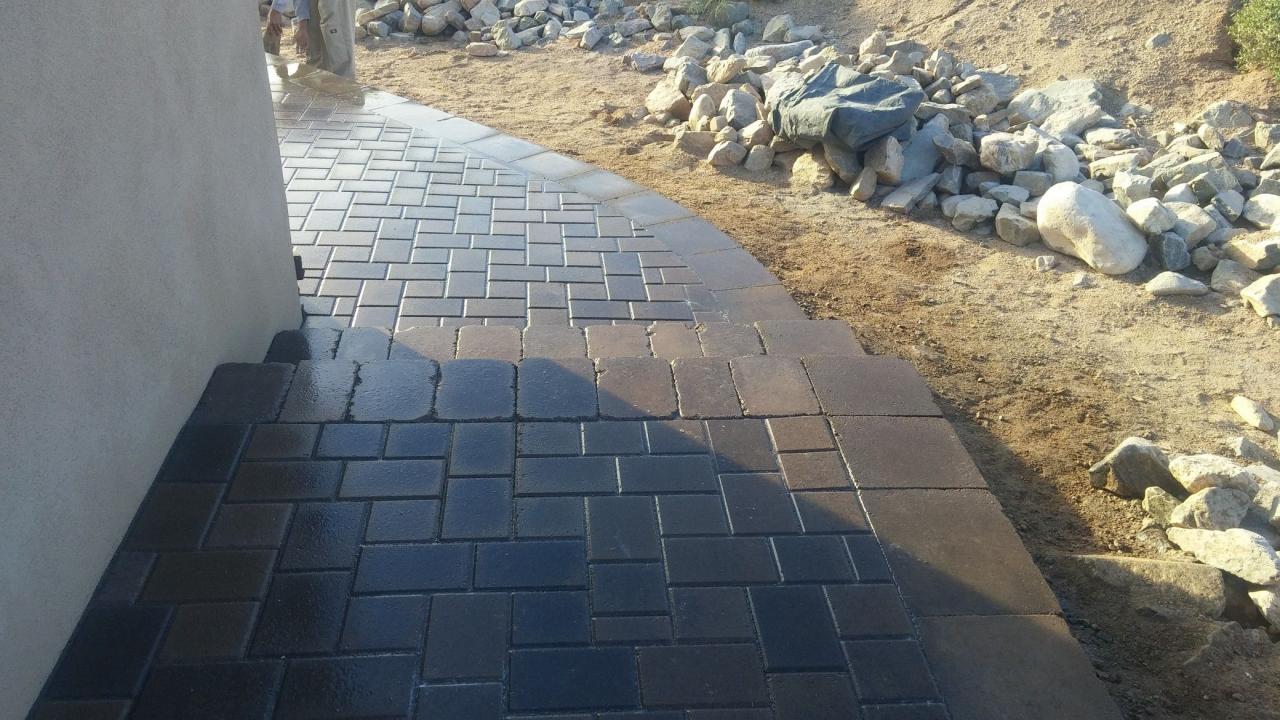 Pavers install stones paver patio paving installation sand backyard diy stone outdoor board garden landscaping walkway choose brick patios go