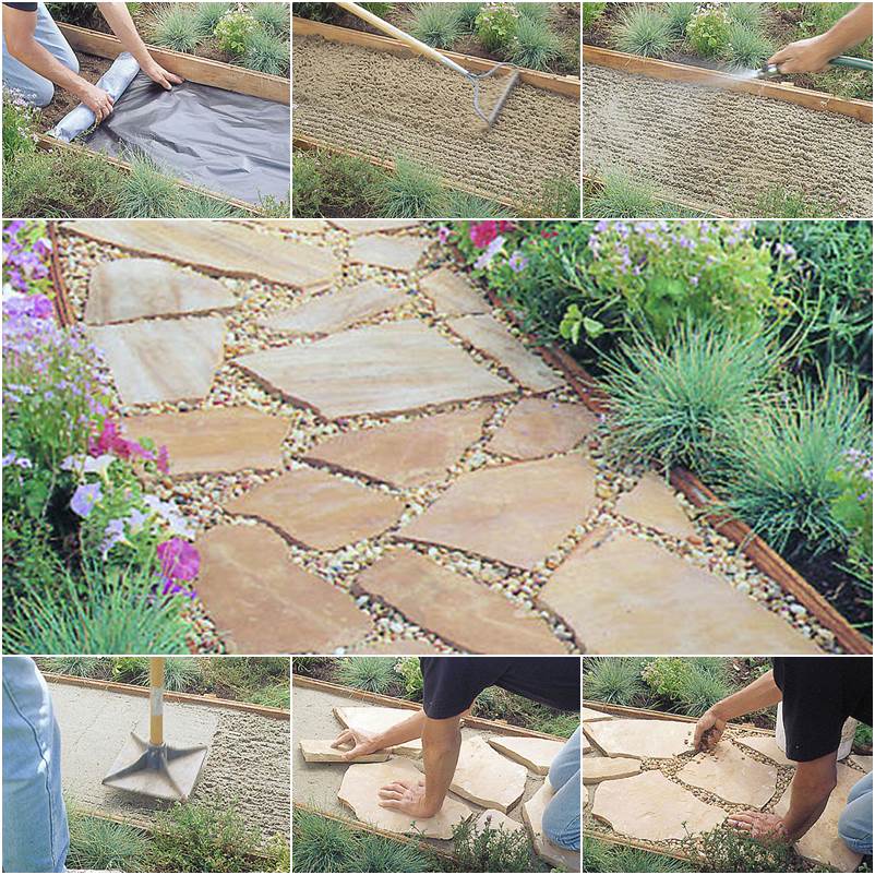 Diy flagstone walkway patio project important why lehmanlane do slowly take around
