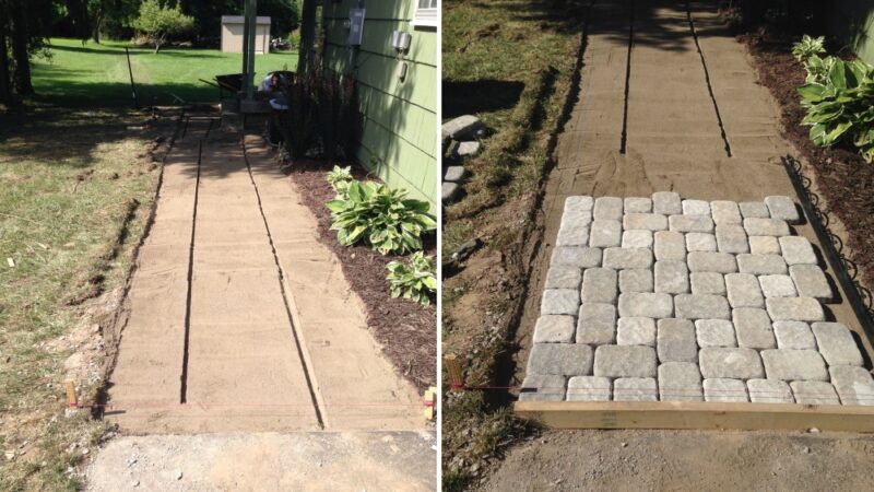 Sidewalk paver contractors
