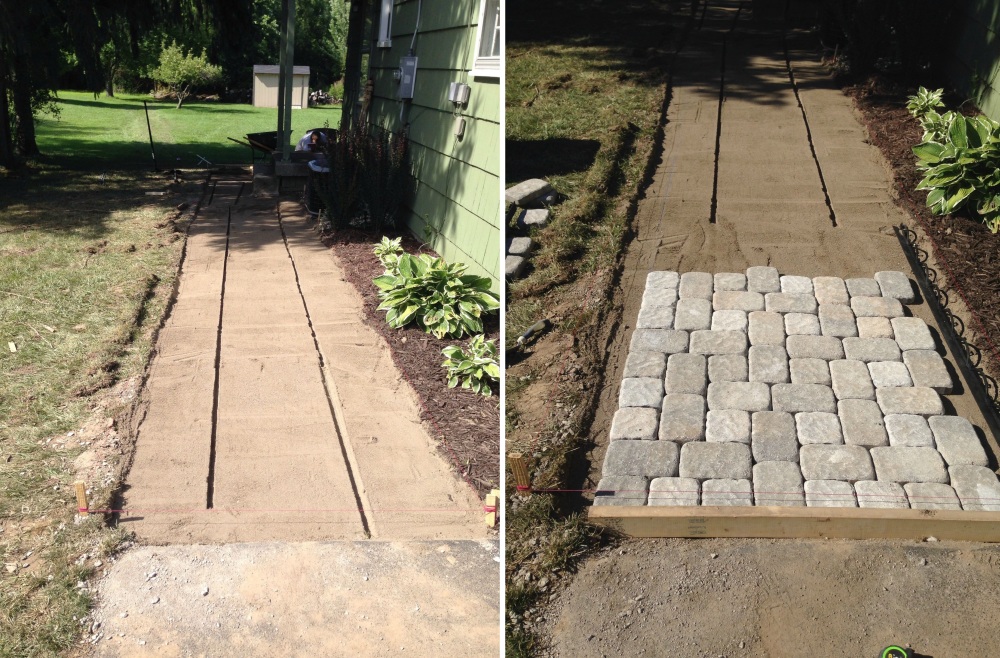 Sidewalk paver contractors