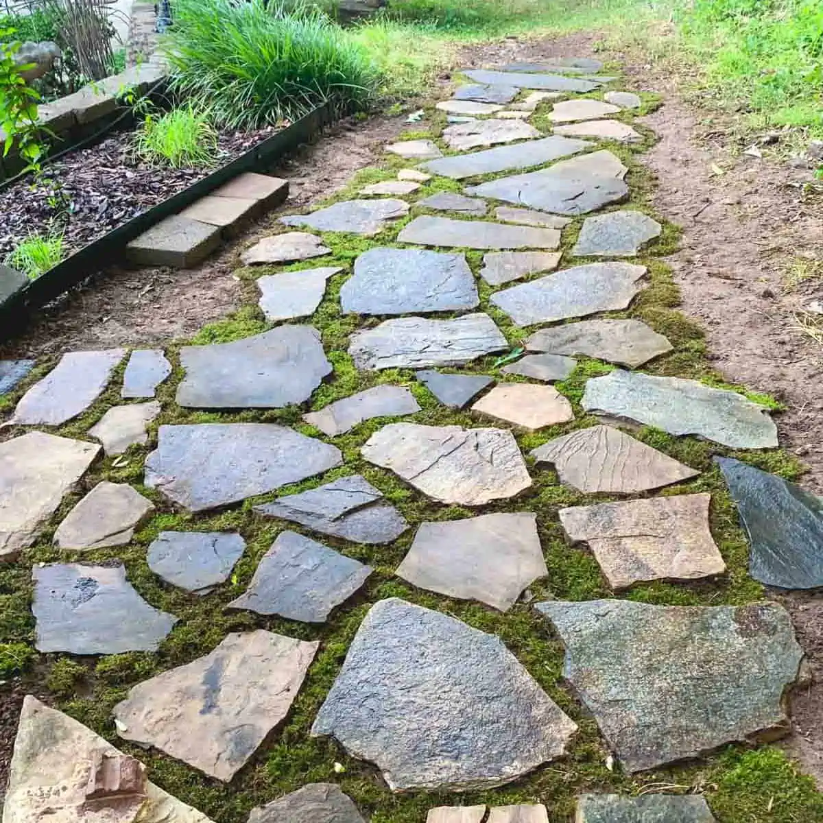 Walkway concrete outdoor flagstone backyard patio ideas design garden stone poured walkways path mortared landscaping garten yard transforming progress shot Walkway concrete outdoor flagstone backyard patio ideas design garden stone poured walkways path mortared landscaping garten yard transforming progress shot