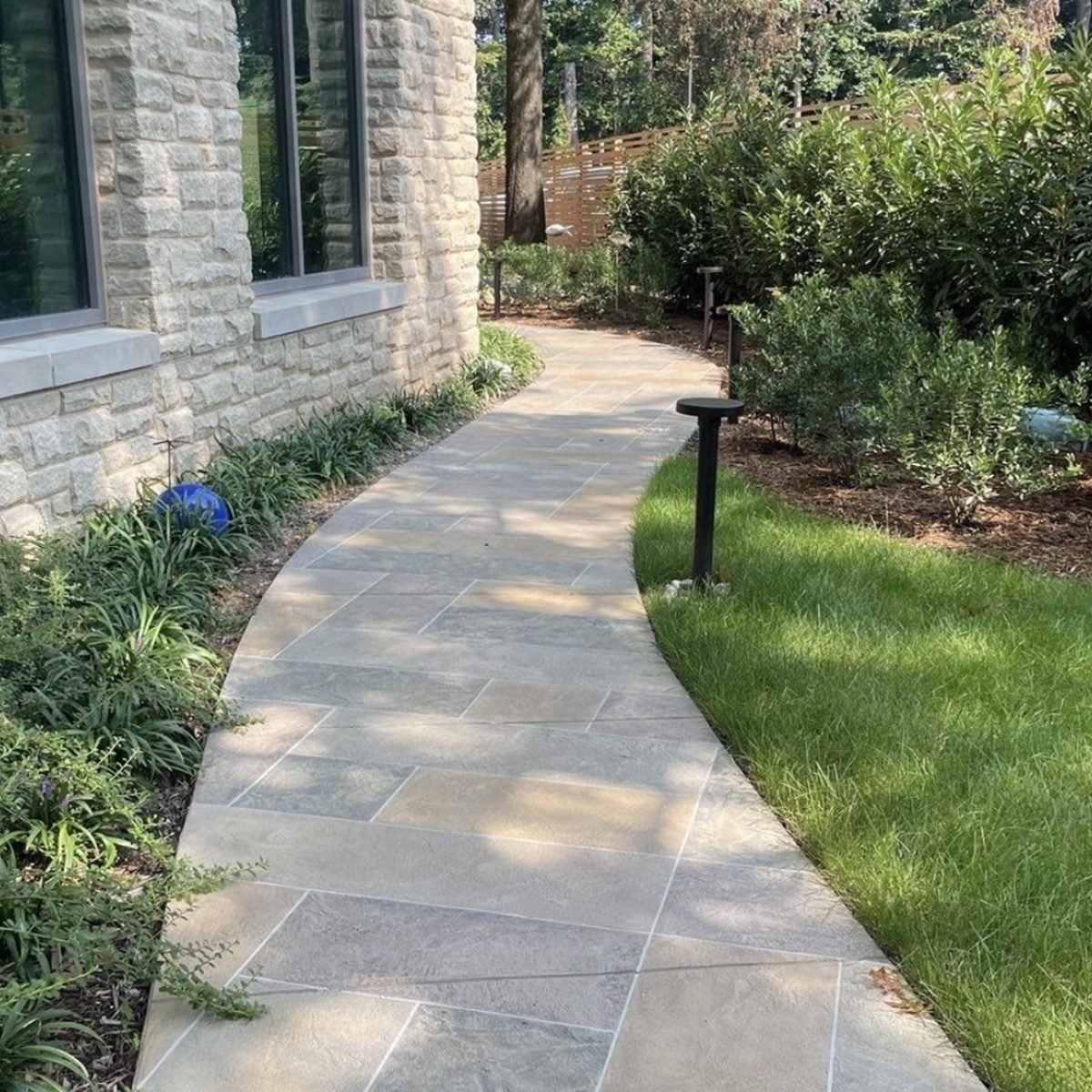 Ideas garden path walkway designs stone wood homebnc