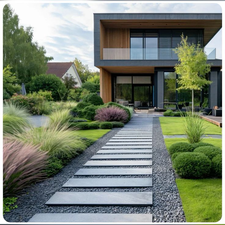 Yard pathway designs