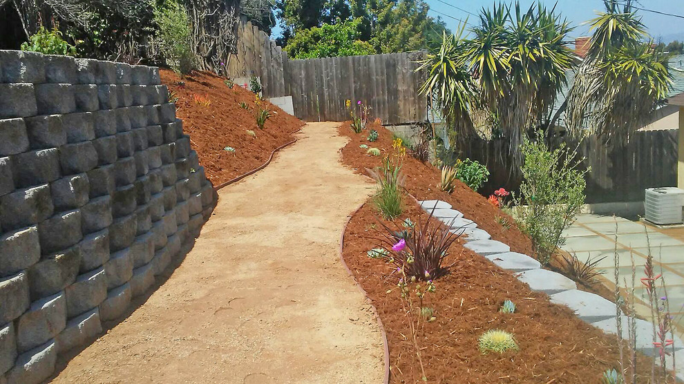 Decomposed granite walkway installation