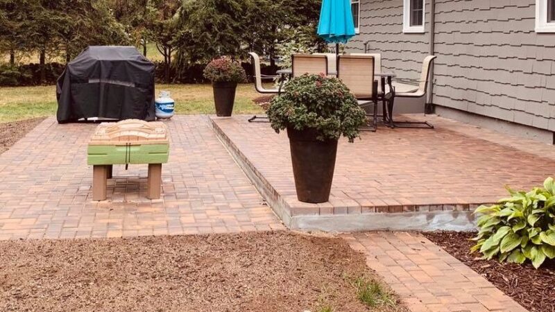 Concrete walkway installation near me